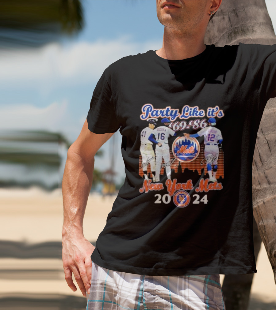 Party Like It’s ’69-’86 New York Mets T-Shirt