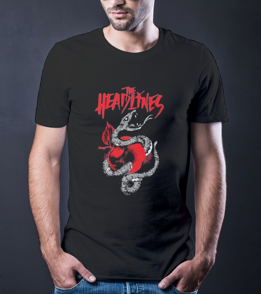 The Headlines Snake And Apple Gatefold T-Shirt