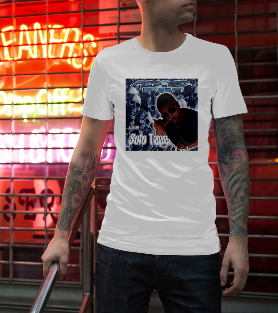 Project Pat Solo Tape Album Cover Skulls T-Shirt