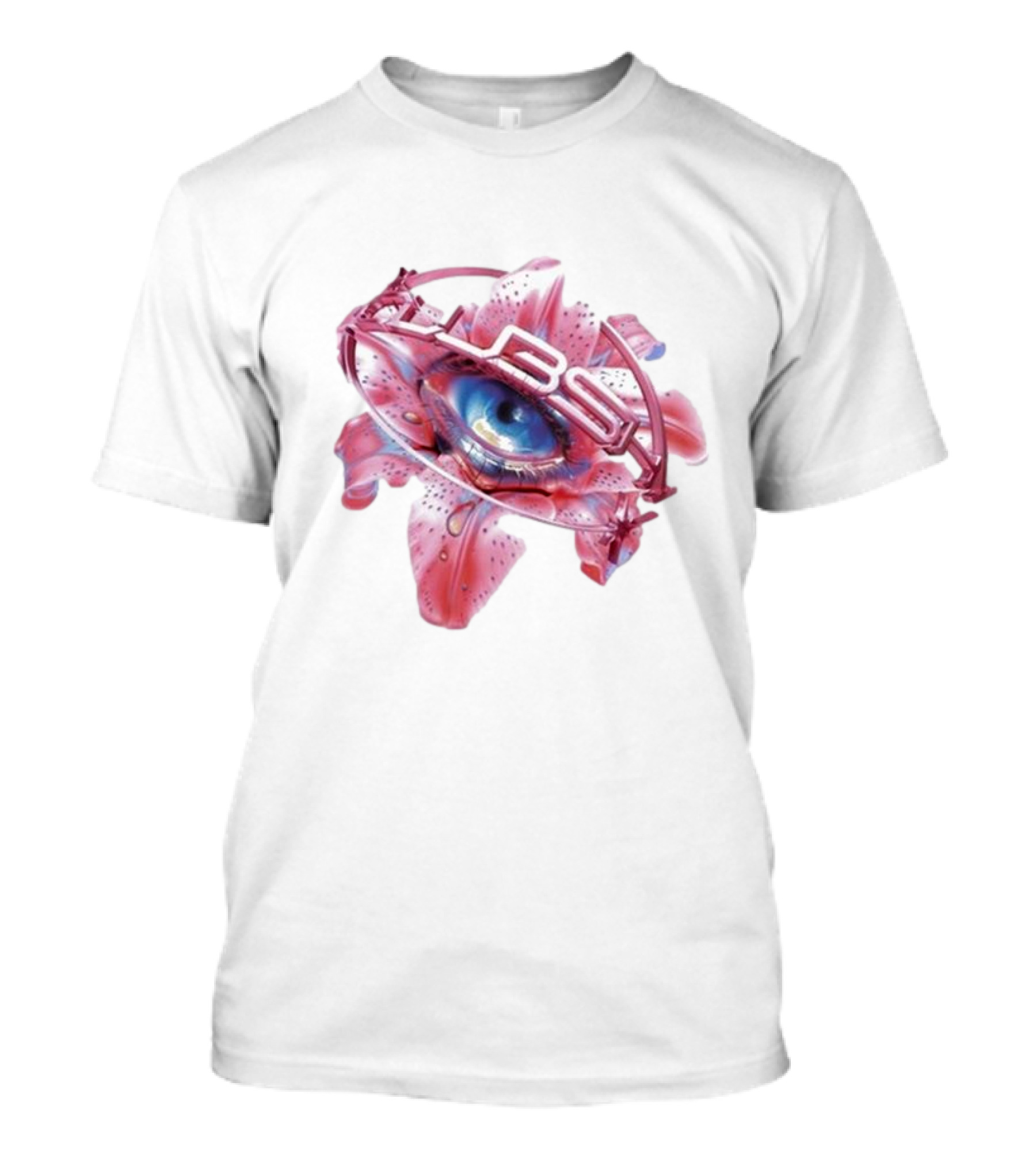 Shygirl Club Shy Inna Eye Vision Flower 3D Elements T-Shirt