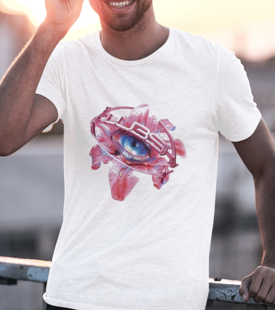 Shygirl Club Shy Inna Eye Vision Flower 3D Elements T-Shirt
