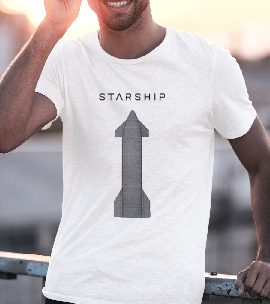 Starship Rocket Heat Shield T-Shirt