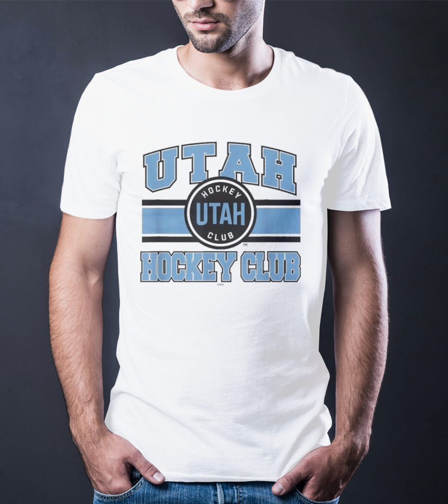Utah Hockey Club Blue Stripe Licensed T-Shirt