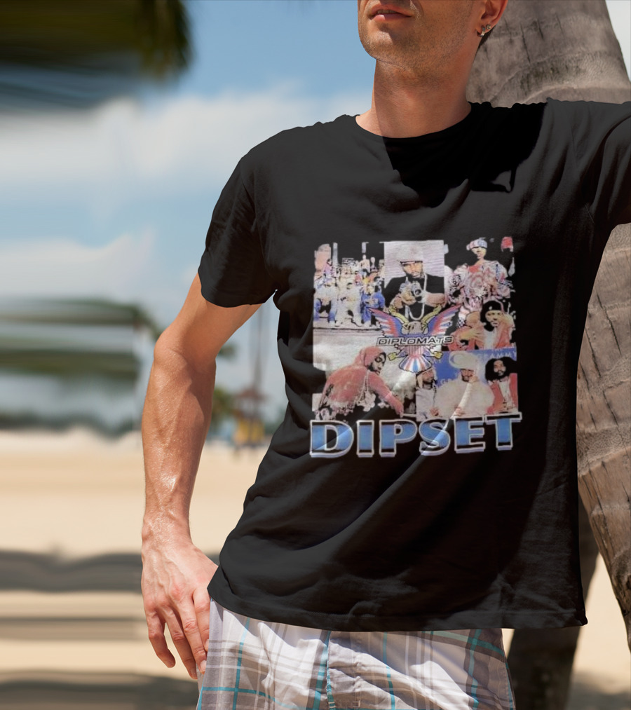 Dipset Diplomats Classic Hip Hop Collage With Eagle T-Shirt