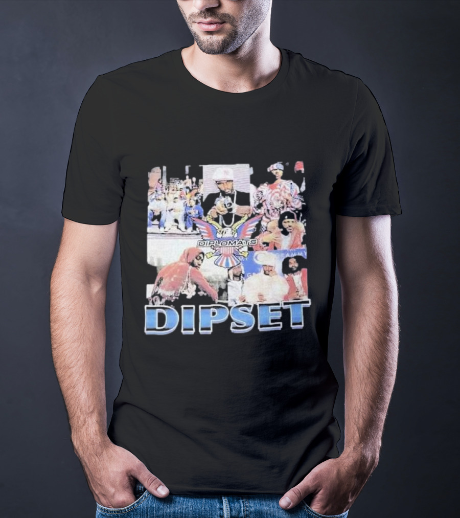 Dipset Diplomats Classic Hip Hop Collage With Eagle T-Shirt