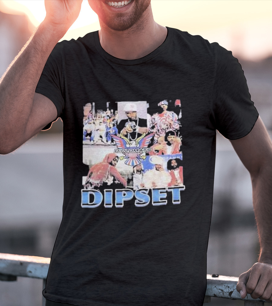 Dipset Diplomats Classic Hip Hop Collage With Eagle T-Shirt