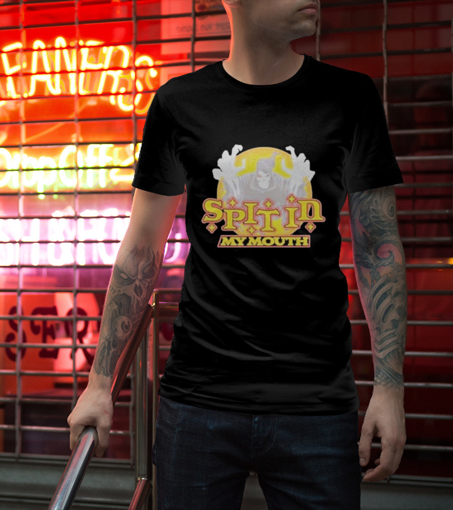 SPIT IN MY MOUTH Villain T-Shirt
