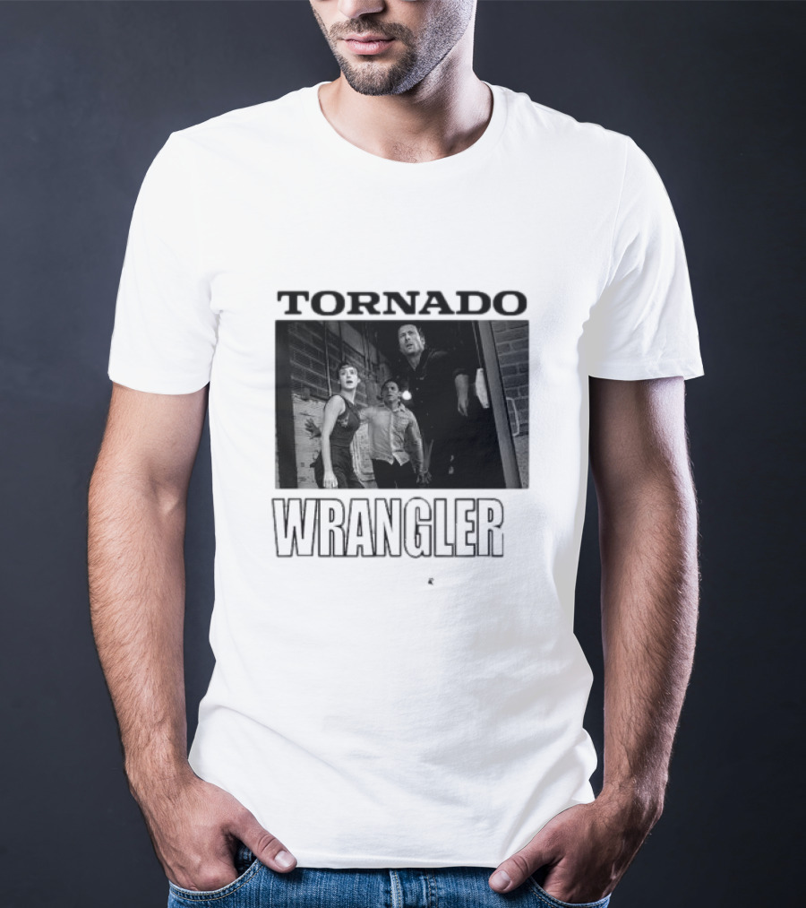 Tornado Wrangler Twisters Tyler Kate And Javi T-Shirt
