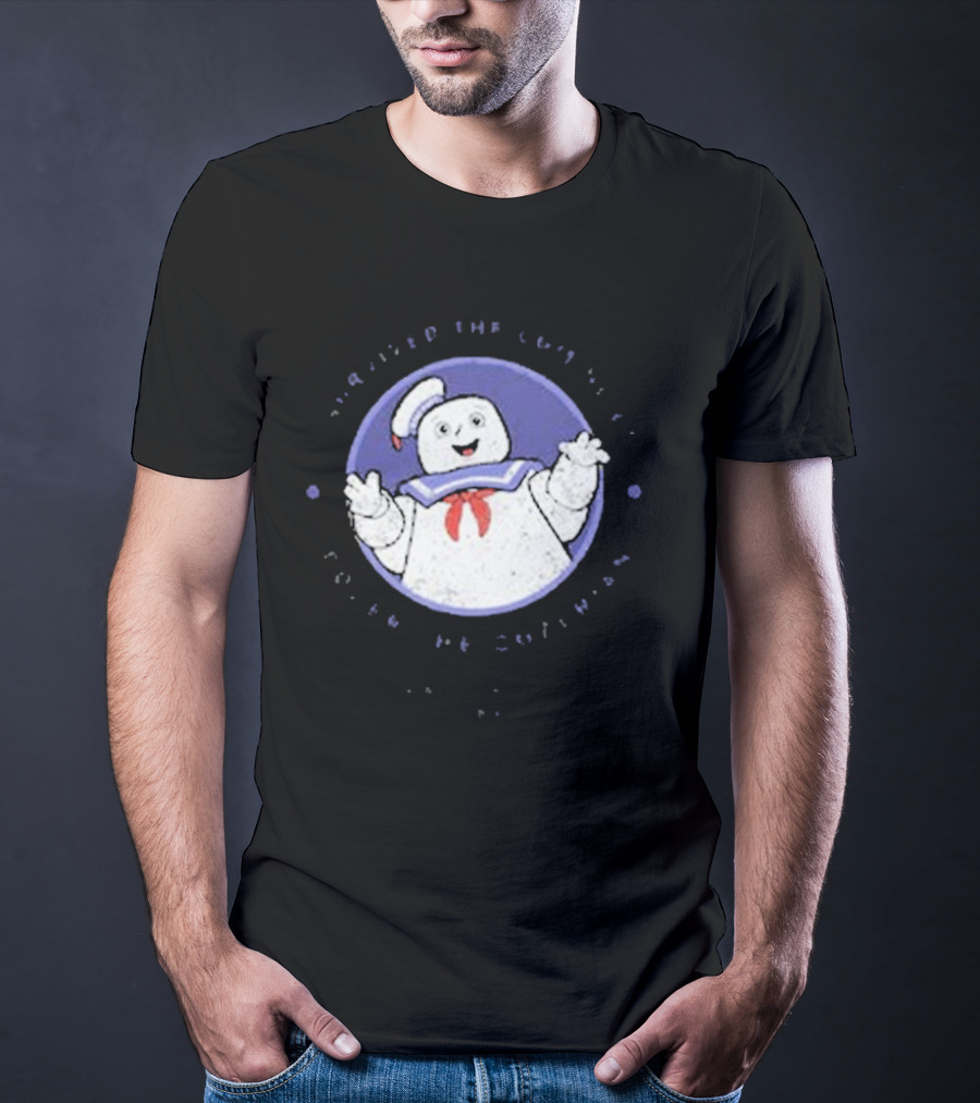 I Survived The Coming Of Gozer The Gozerian Ghostbusters Stay Puft Marshmallow Man T-Shirt