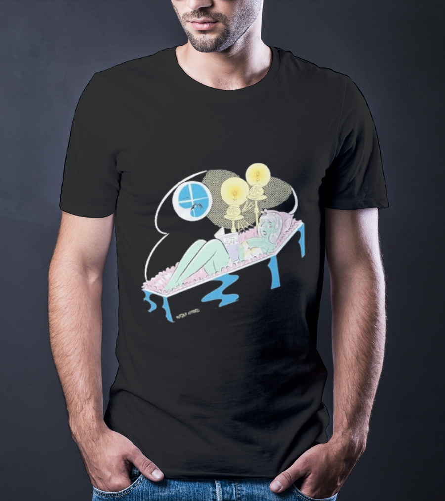 Real Monsters Lying In The Grave Creepy Artwork By Stacy Eyles T-Shirt