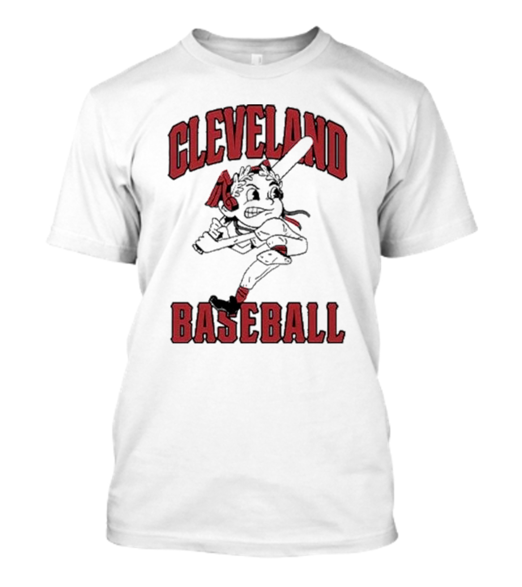 Cleveland Baseball Retro Chief Wahoo Character T-Shirt