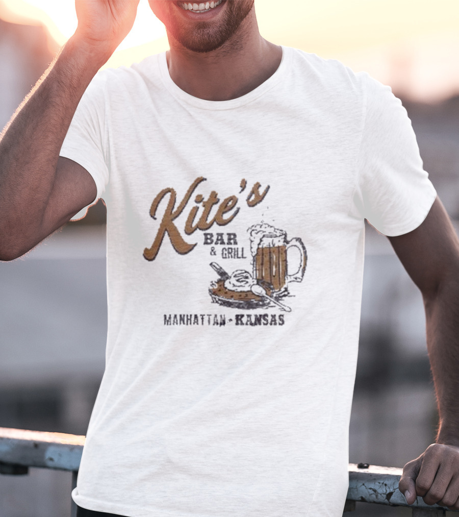 Kite's Bar And Grill Manhattan Kansas Beer And Food T-Shirt