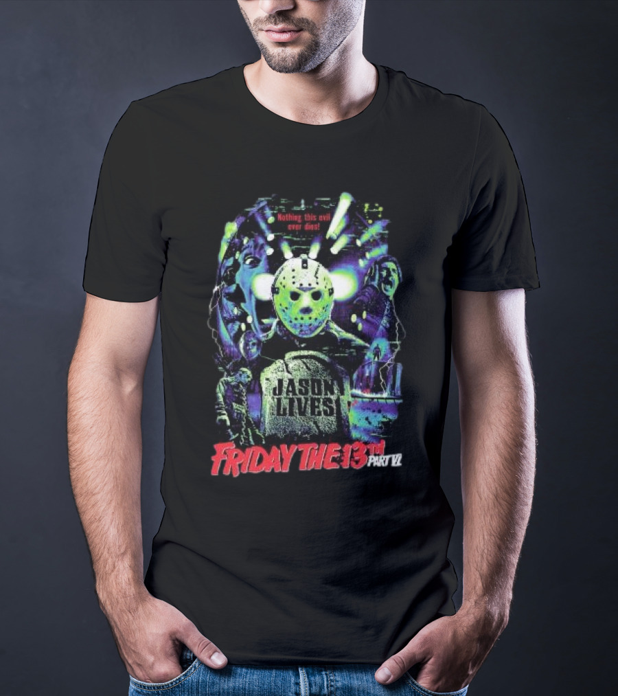 Friday The 13th Part VI Jason Lives Retro Horror T-Shirt