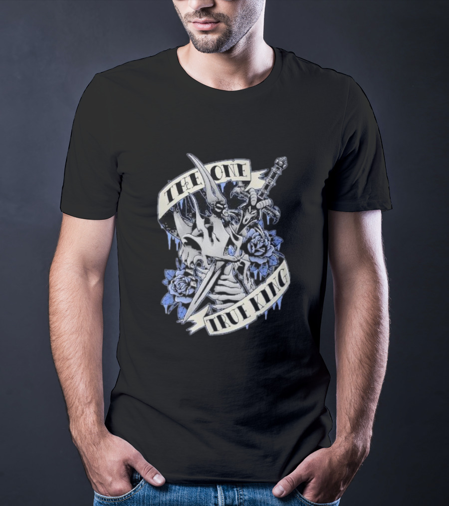 World Of Warcraft Sword And Roses The One True King T-Shirt