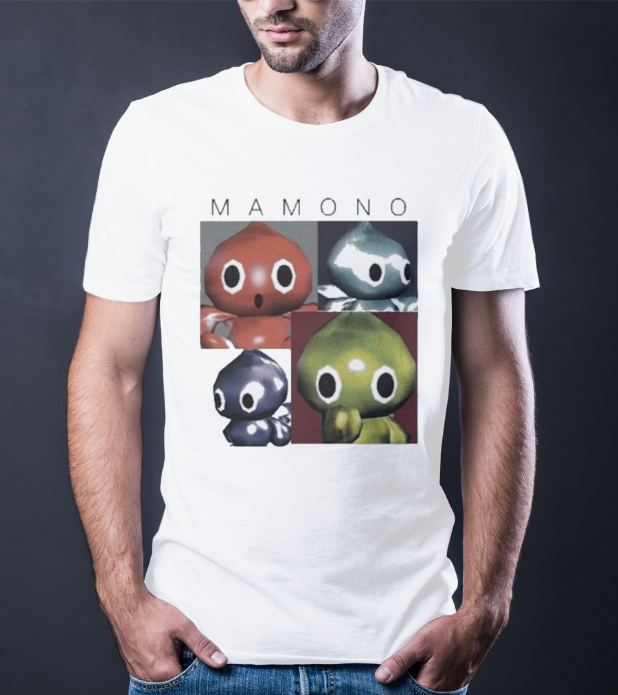 Mamono Ss24 Cute Colorful Creatures Quartet Chowlf T-Shirt