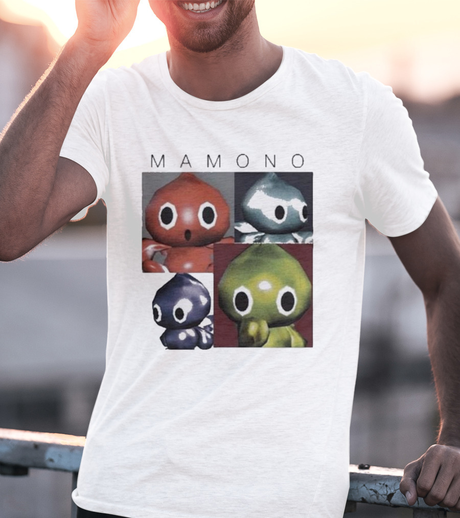 Mamono Ss24 Cute Colorful Creatures Quartet Chowlf T-Shirt