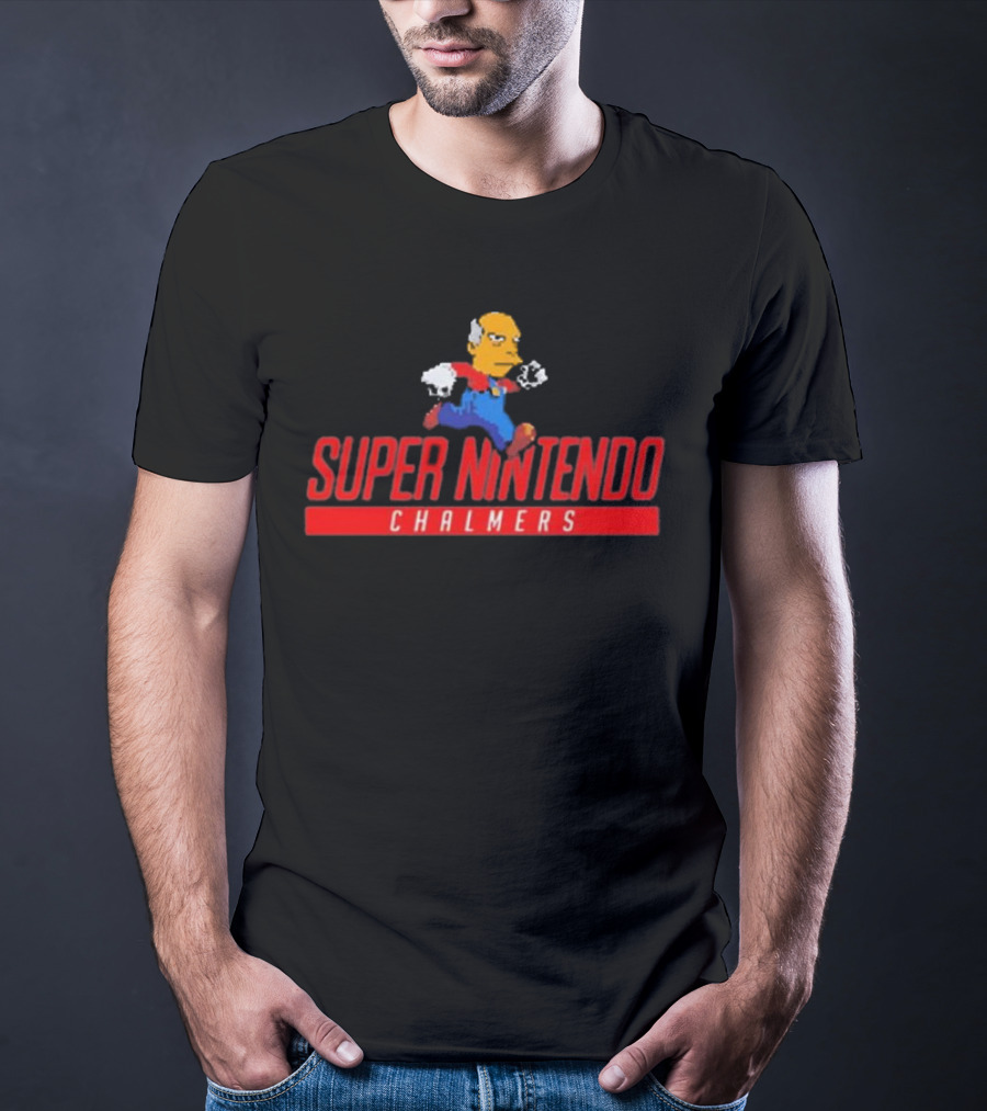 Super Nintendo Chalmers 8-Bit Character T-Shirt