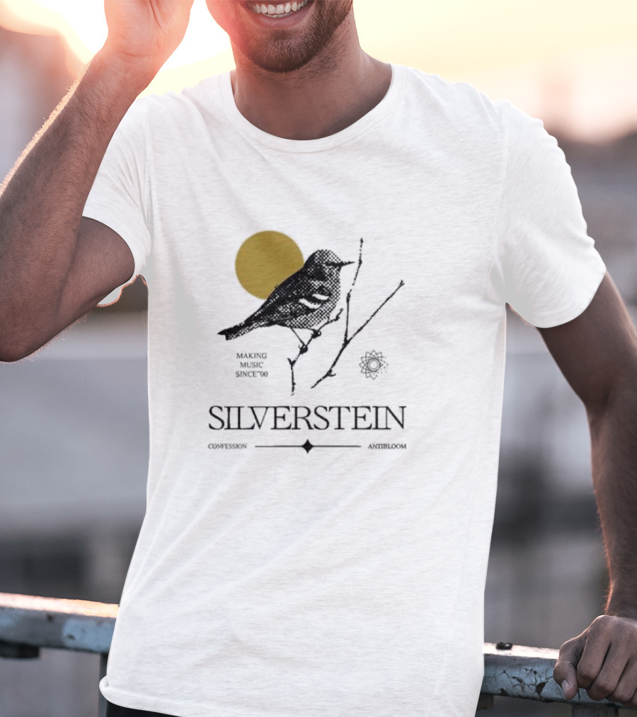 Silverstein Making Music Since '00 Confession Antibloom Bird And Sun T-Shirt