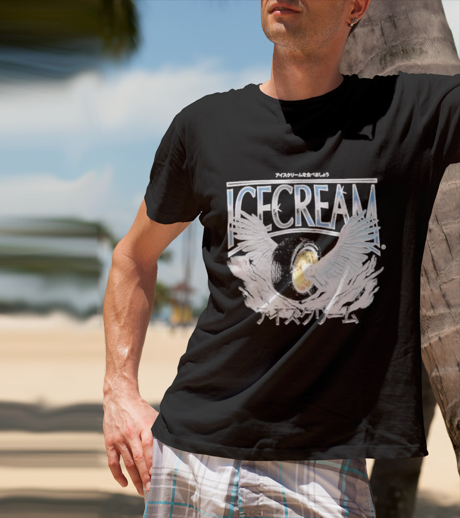 Icecream Heaven Winged Tire T-Shirt