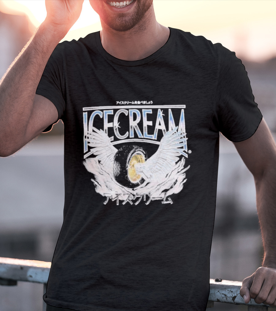Icecream Heaven Winged Tire T-Shirt