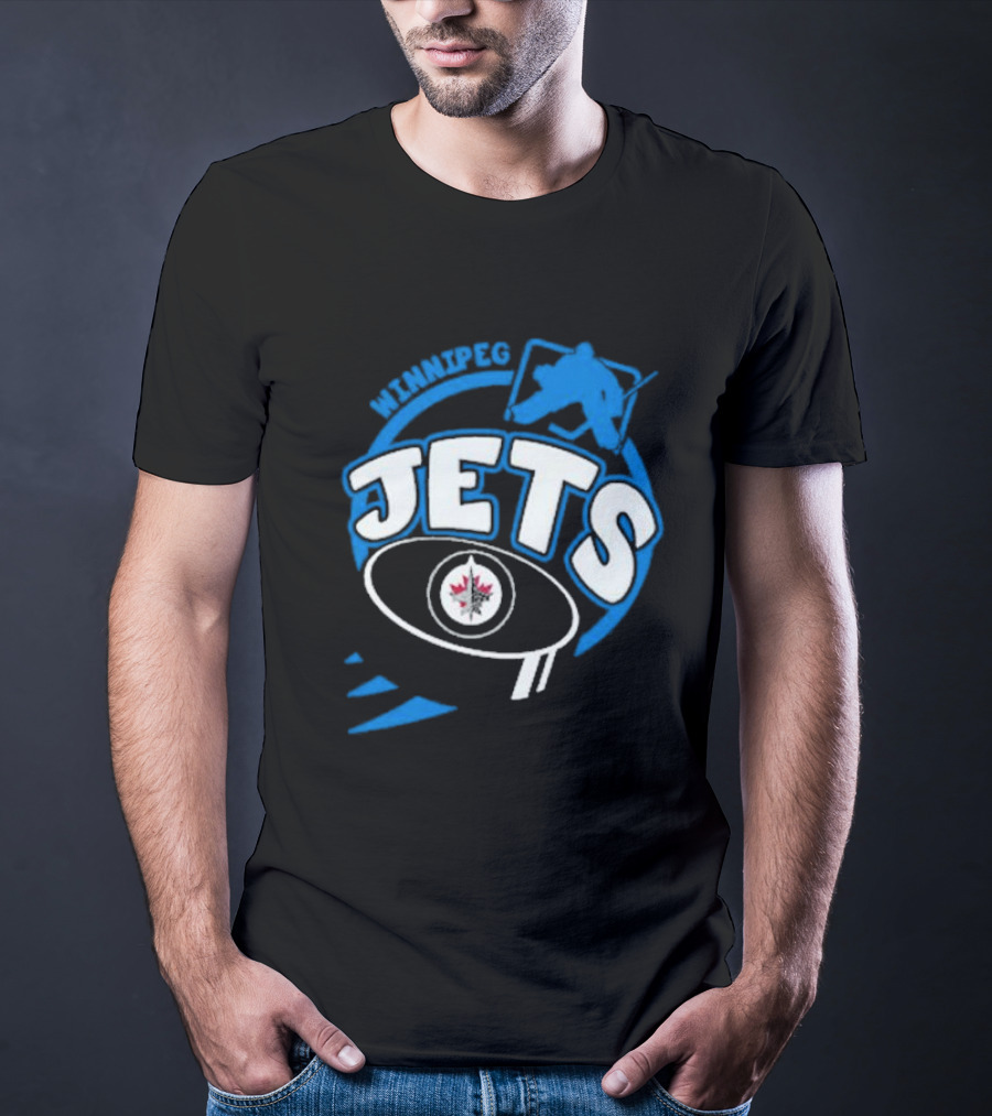 Winnipeg Jets Toddler Slap Shot Hockey T-Shirt