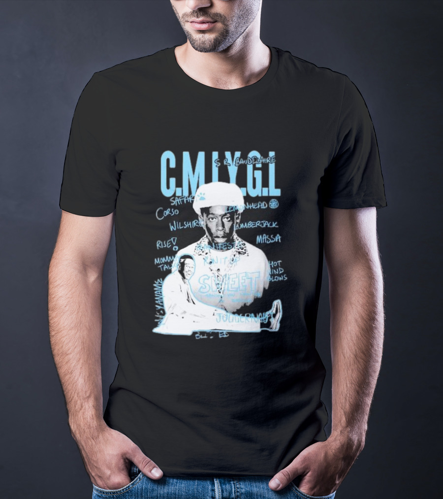 C.M.I.Y.G.L. Tyler Call Me If You Get Lost Sweet Journey S.R. Baudelaire Portrait Saffron Lemonhead Corso Wilshire Lumberjack Massa T-Shirt