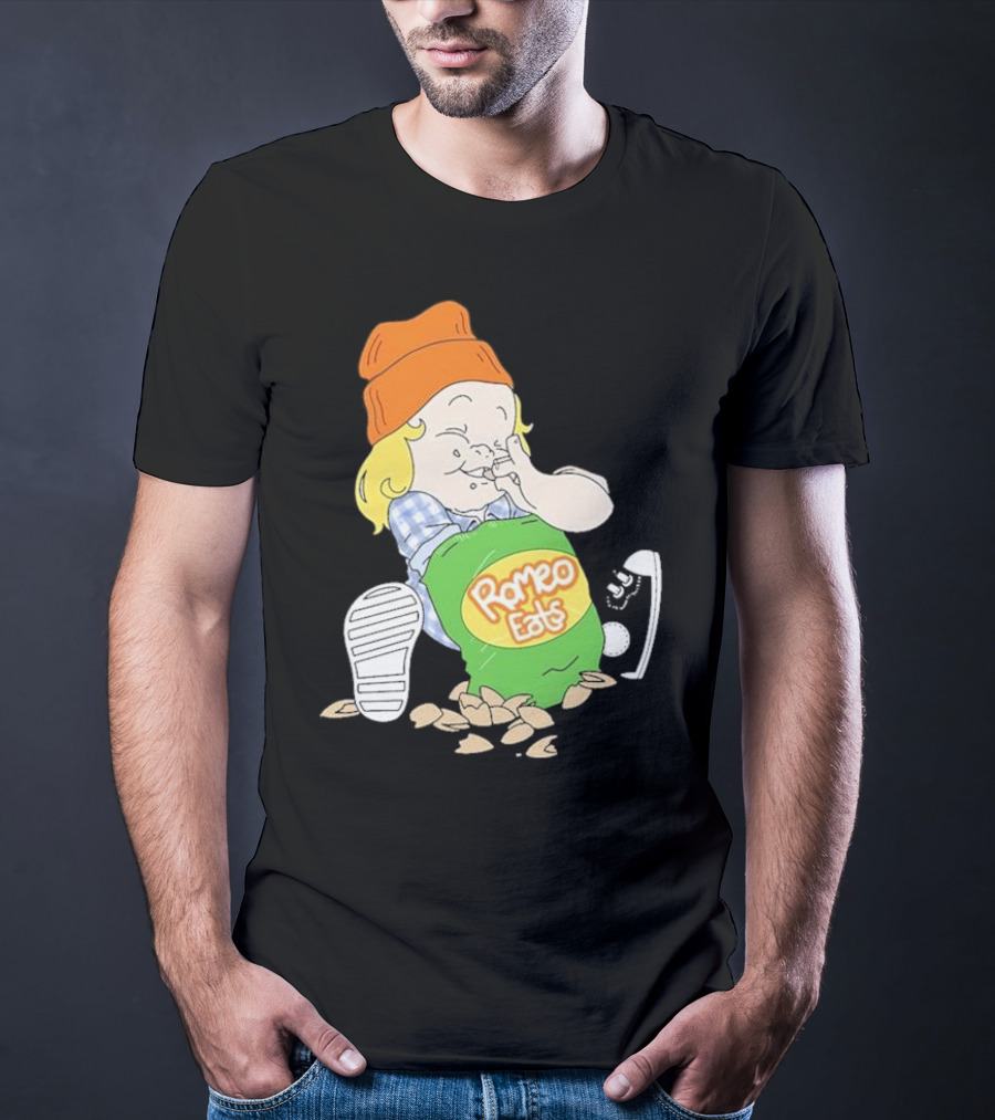 Romeo Eats Almonds Bag Toddler Sneaker Orange Hat T-Shirt