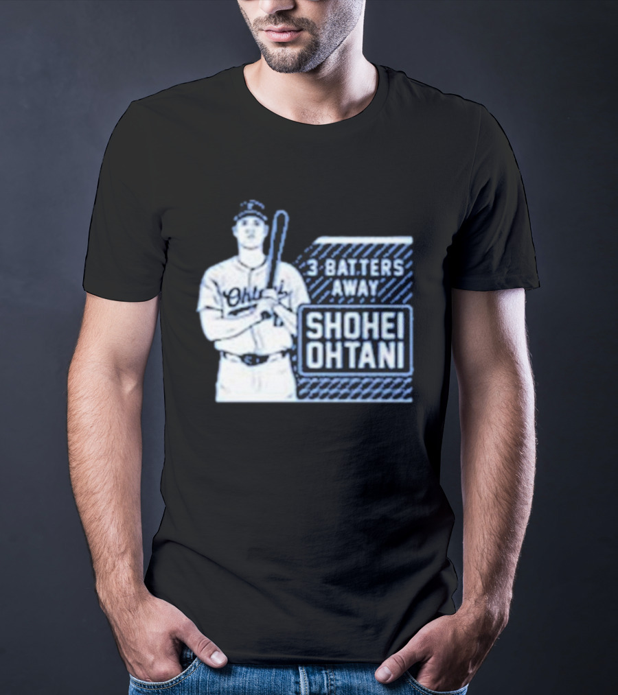 Shohei Ohtani 3 Batters Away Tracker T-Shirt