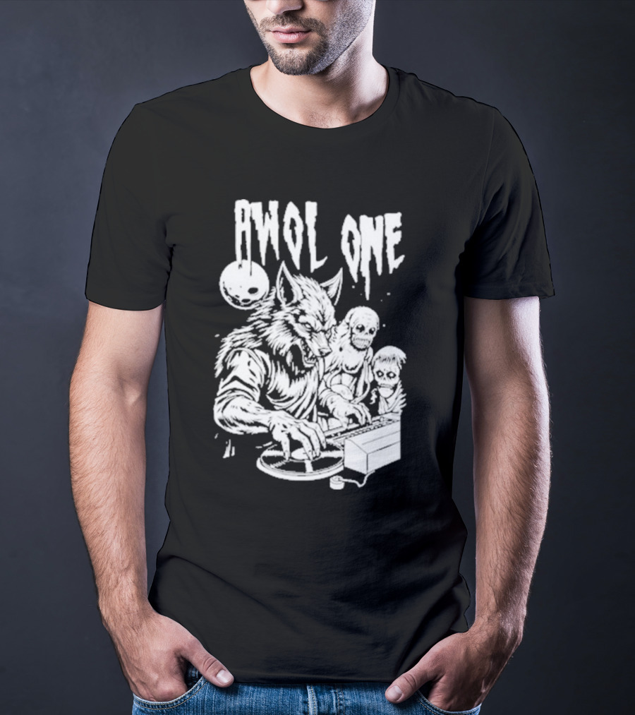 AWOL One Werewolf DJ With Creatures T-Shirt
