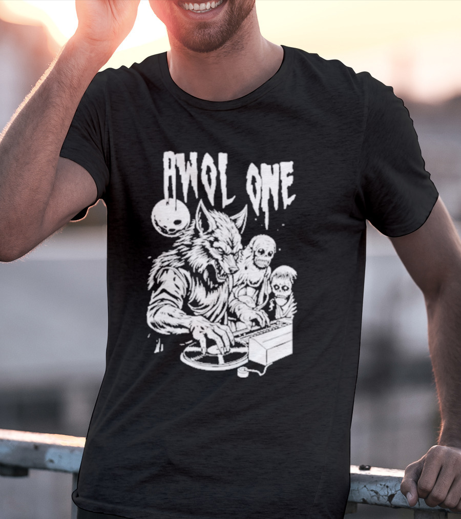 AWOL One Werewolf DJ With Creatures T-Shirt
