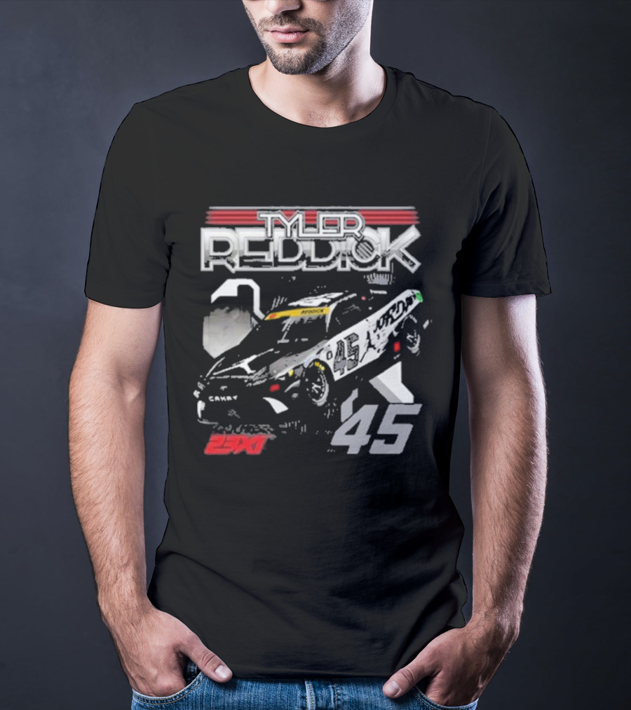Tyler Reddick 23XI Racing 45 Car Jumpman Jordan Motorsports T-Shirt