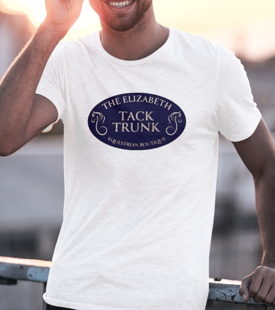 The Elizabeth Tack Trunk Equestrian Boutique Horse T-Shirt