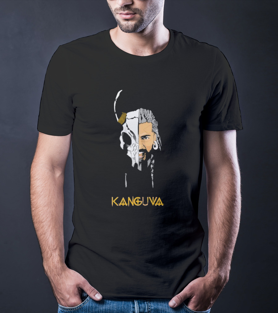 Kanguva Anbanafan Hunt Warrior Skull Fusion T-Shirt