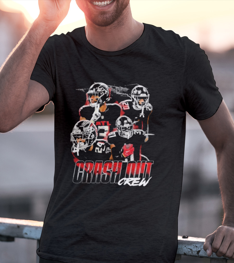 Atlanta Falcons Crash Out Crew Mercedes Benz Stadium Football Players T-Shirt