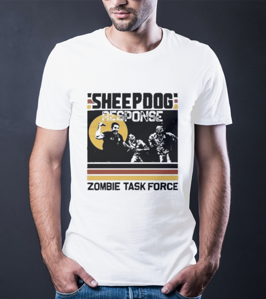 Tim Kennedy Sheepdog Response Zombie Task Force Team Badge T-Shirt