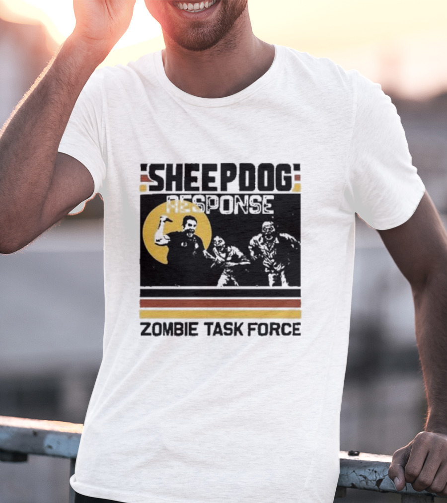 Tim Kennedy Sheepdog Response Zombie Task Force Team Badge T-Shirt