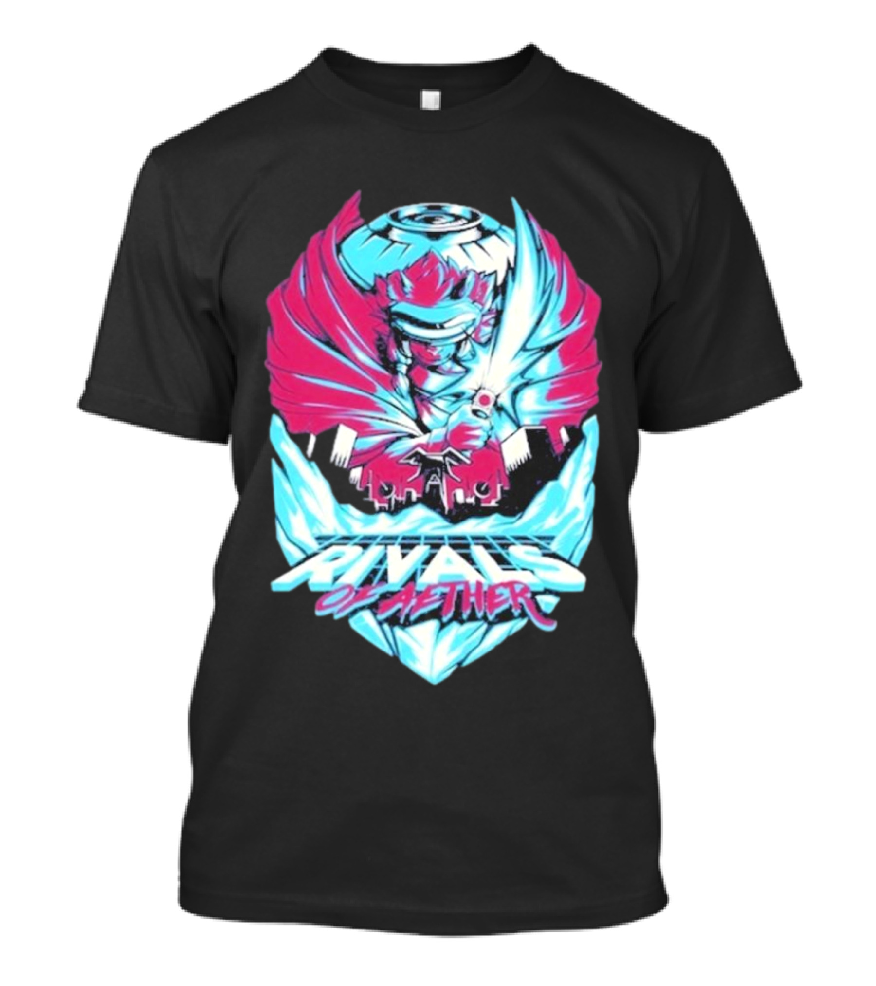 Rivals Of Aether 2 Clarien Vibrant Neon Wings T-Shirt