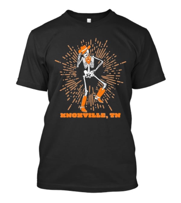 Knoxville TN Skeleton Cowboy Burst T-Shirt
