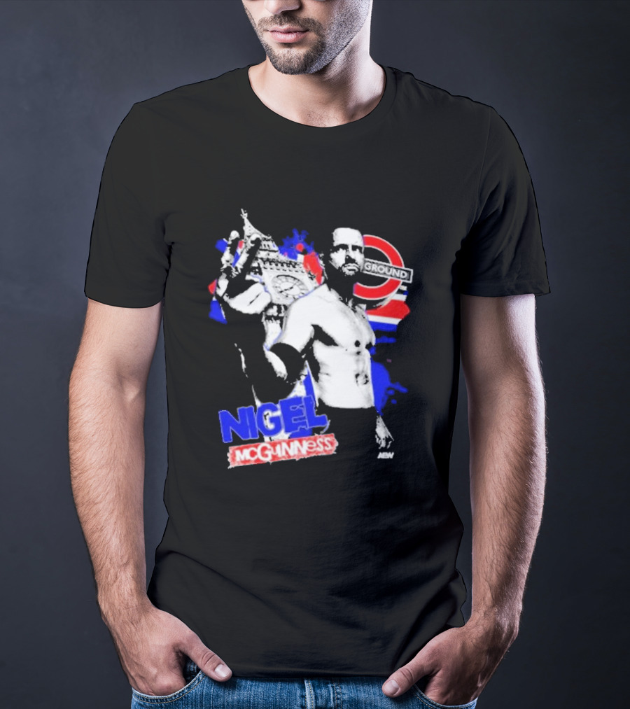 Nigel McGuinness AEW From The Underground London T-Shirt