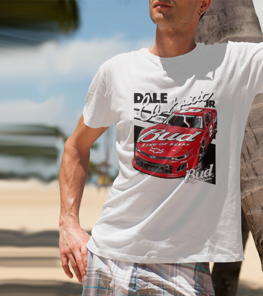 Dale Earnhardt Jr. Bud King Of Beers Chevrolet 9 Racing Car T-Shirt