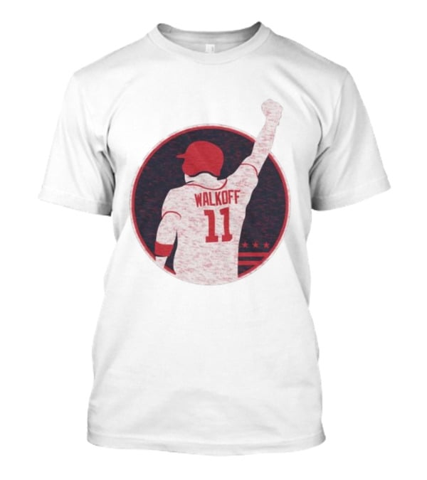 Mr Walkoff 11 Baseball Red Circle T-Shirt
