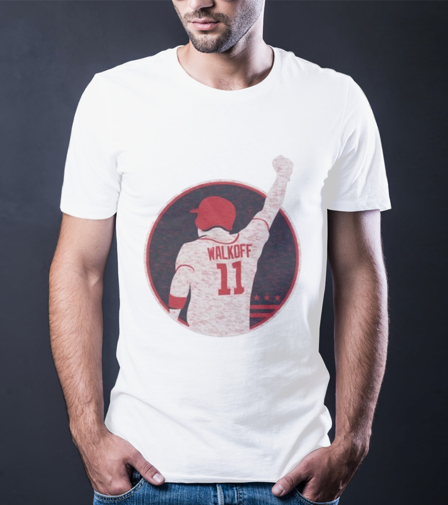Mr Walkoff 11 Baseball Red Circle T-Shirt