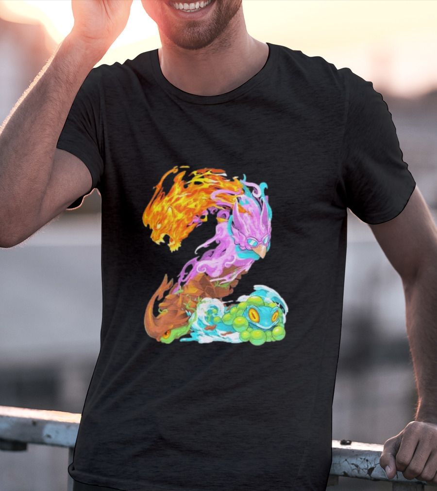 Rivals Of Aether 2 Elemental Creatures Number T-Shirt