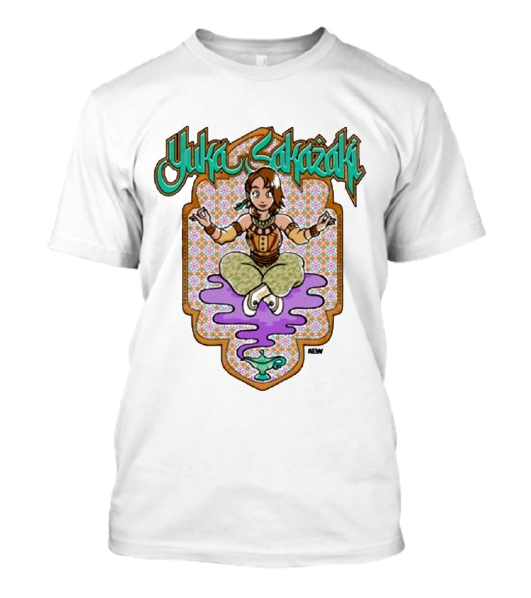 All Elite Wrestling AEW Yuka Sakazaki Floating Character T-Shirt