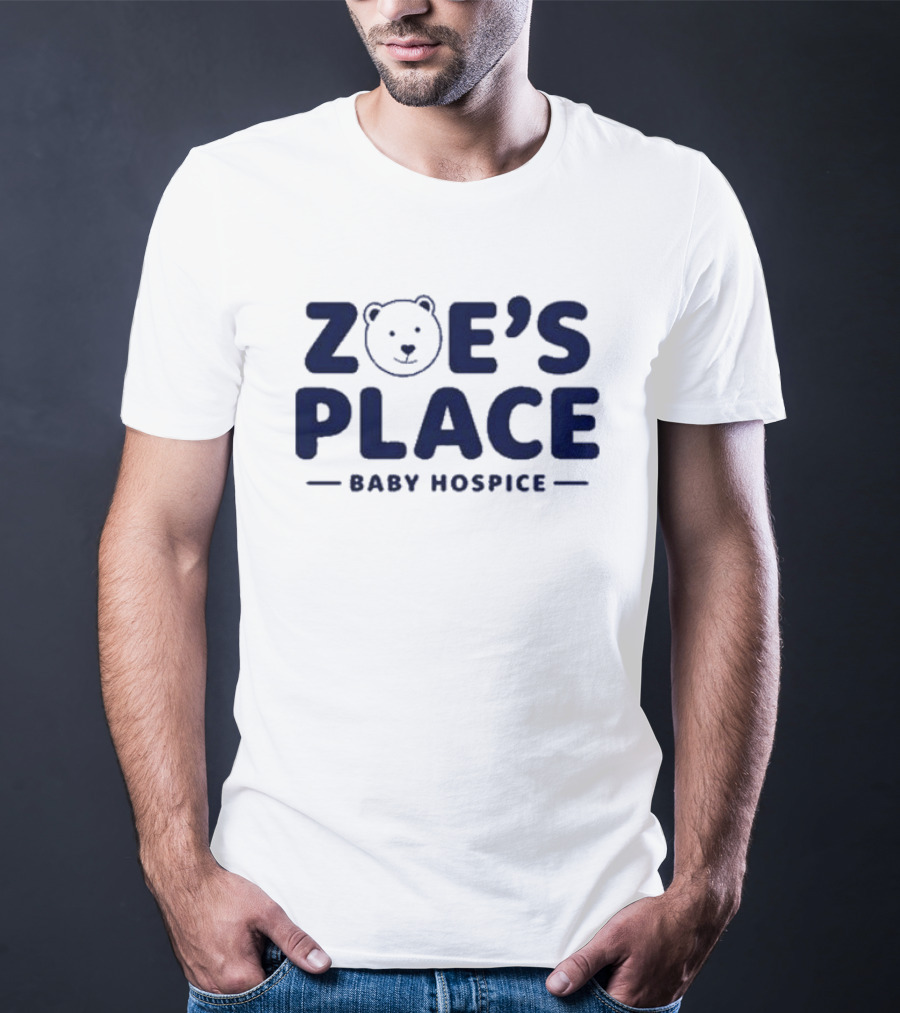 Chris Pajak Zoe’s Place Baby Hospice Charity Logo Bear T-Shirt
