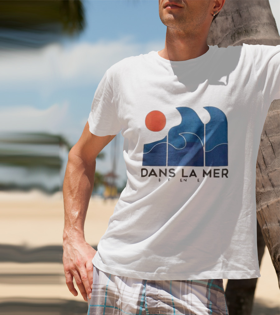 Dans La Mer Waves And Sun T-Shirt