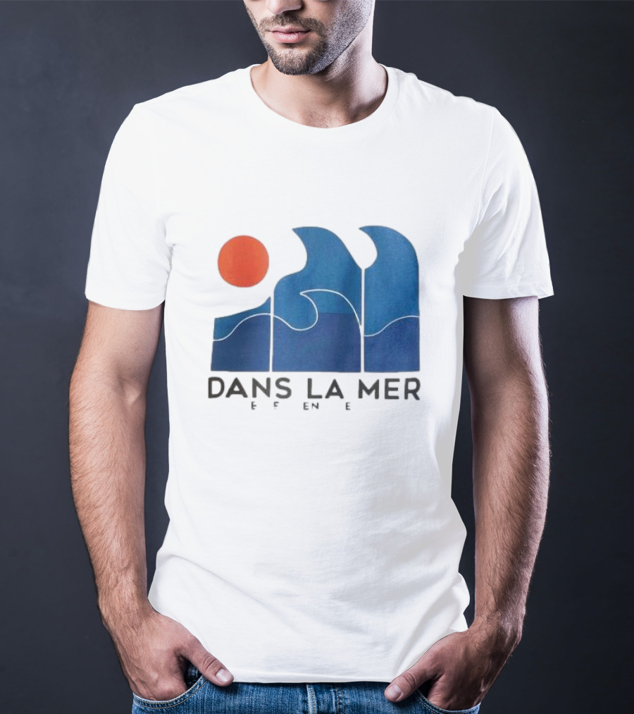 Dans La Mer Waves And Sun T-Shirt