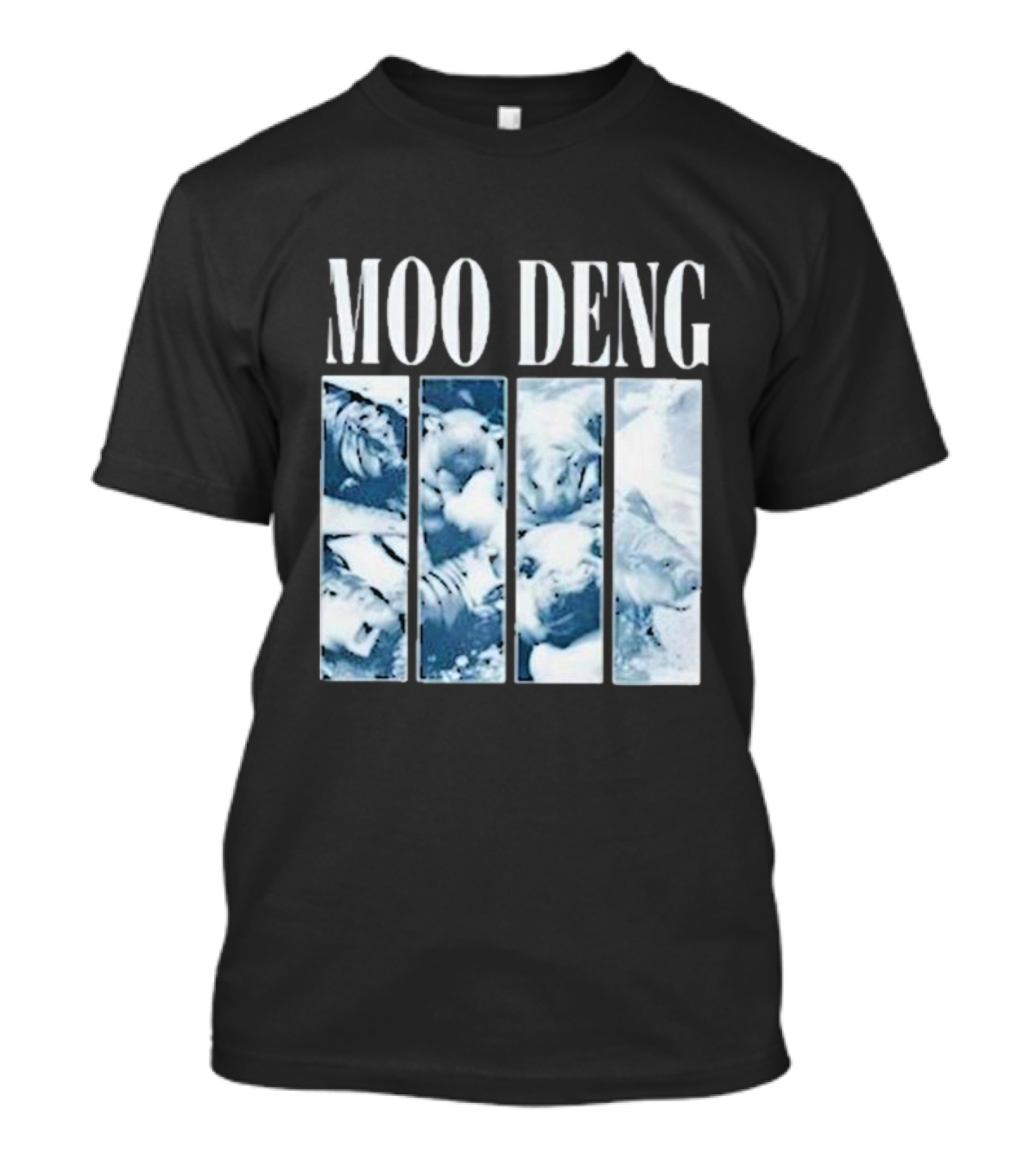 Moo Deng Blues Bootleg Pygmy Hippo T-Shirt
