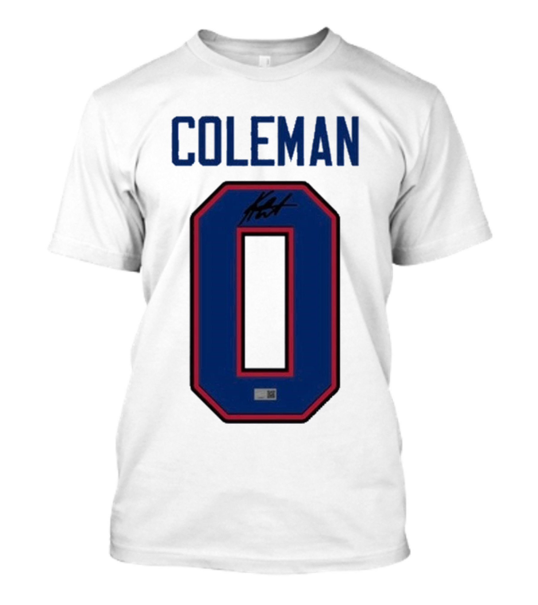 Coleman 0 Autograph Keon Coleman T-Shirt