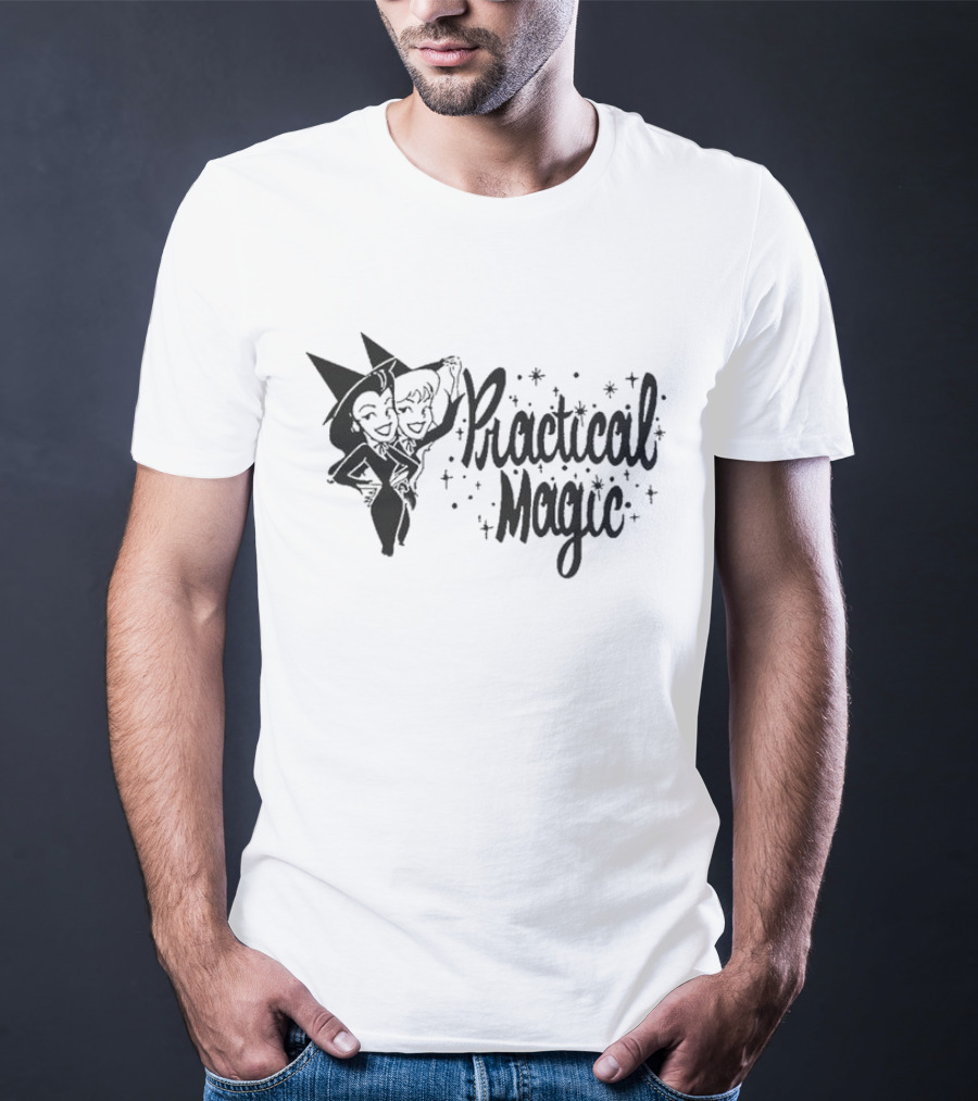 Practical Magic Bewitching Characters And Shimmering Stars T-Shirt